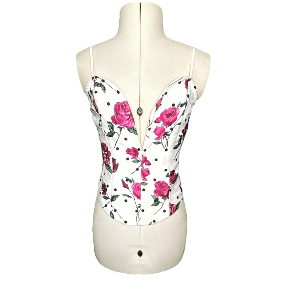 For Love & Lemons Bobbie Floral Corset Top - Picture 2 of 13